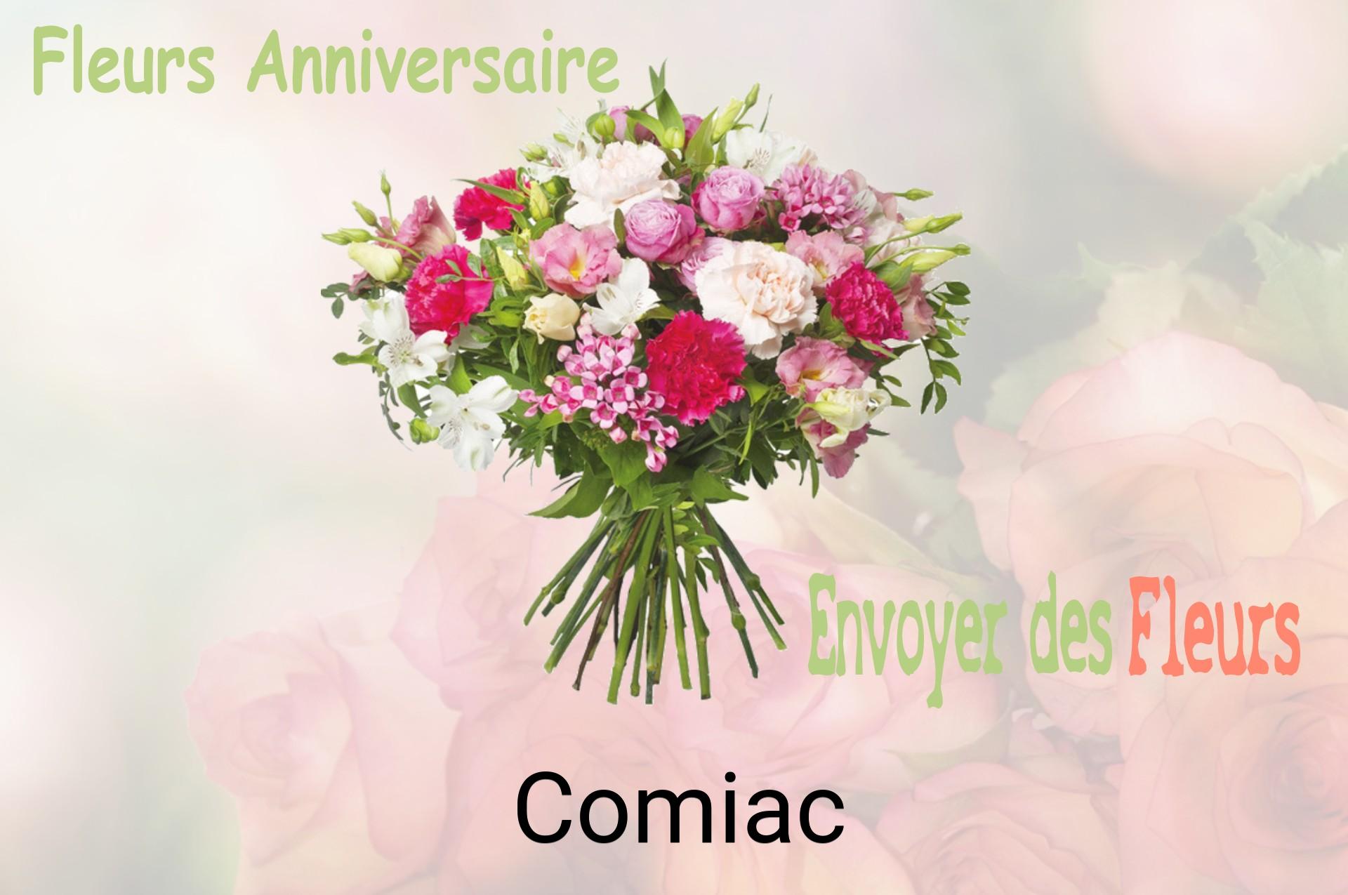 Bouquet de fleurs d’anniversaire livré à Comiac